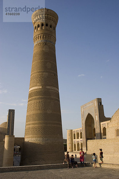 Turm  Architektur-Ensamble Poi Kalon  Buchara  Usbekistan