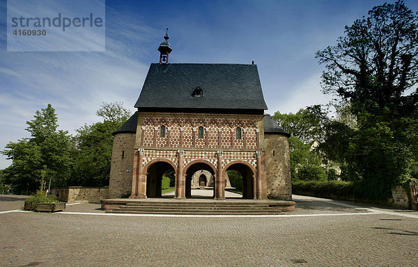 Weltkulturerbe Torhaus  Lorsch  Hessen  Deutschland