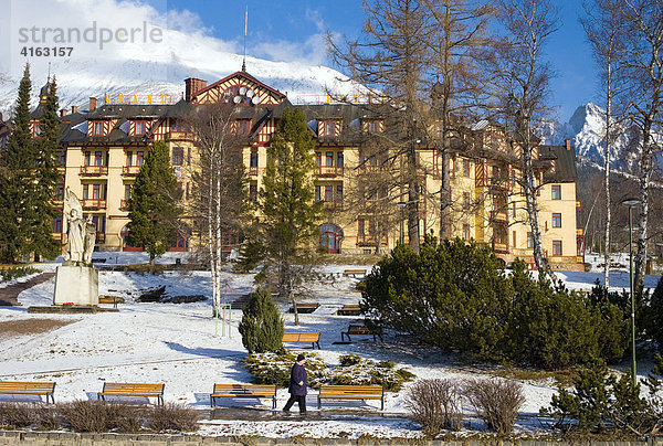 Grand Hotel in Smokovec  Hohe Tatra  Slowakei