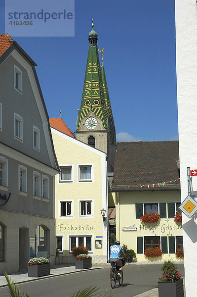 Altstadt von Beilngries im Altmuehltal in Bayern