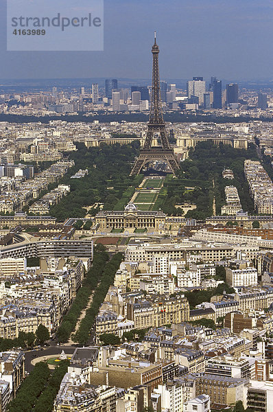 Paris  Frankreich  Blick vom Tour Montparnasse