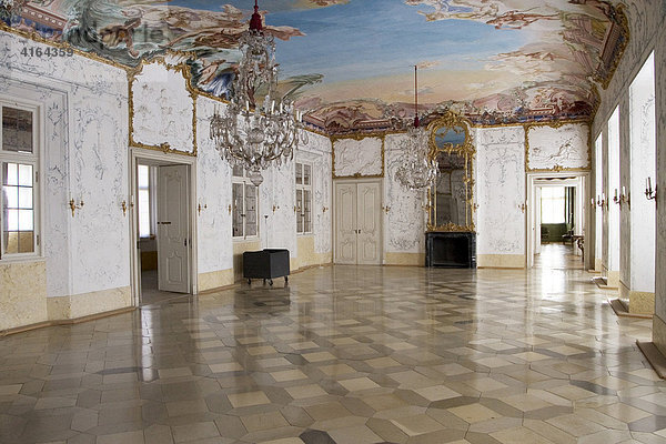 Weißer Saal  Schloss Seehof  Memmelsdorf  Bayern  Deutschland