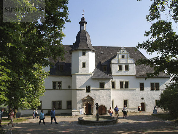 Renaissance-Schloss  Dornburger Schlösser  Dornburg  Thüringen  Deutschland