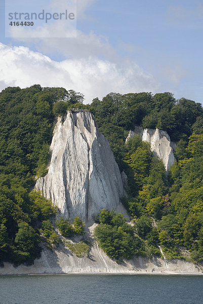 Königsstuhl  Kreideküste  Nationalpark Jasmund  Rügen  Mecklenburg-Vorpommern  Deutschland