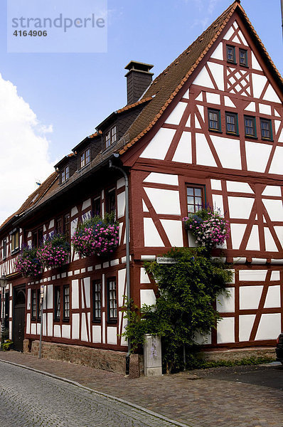 Historische Altstadt  Seligenstadt Hessen  Deutschland
