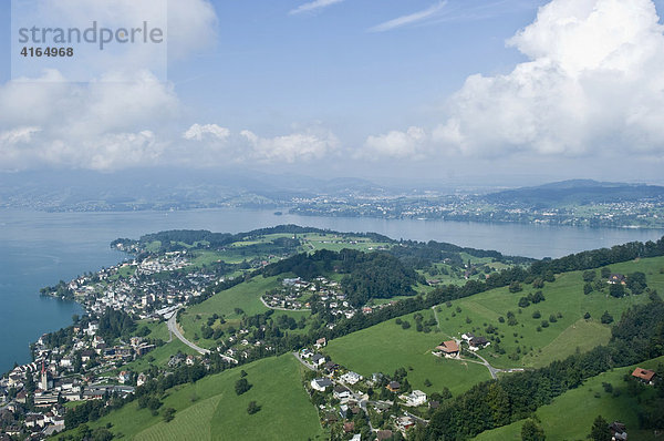 Weggis  Vierwaldstätter See  Kanton Luzern  Schweiz Vierwaldstättersee Kanton Luzern