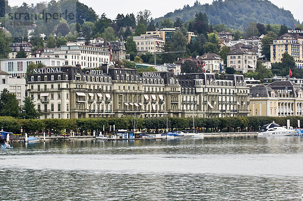 Hotel National am Vierwaldstätter See Luzern  Kanton Luzern  Schweiz