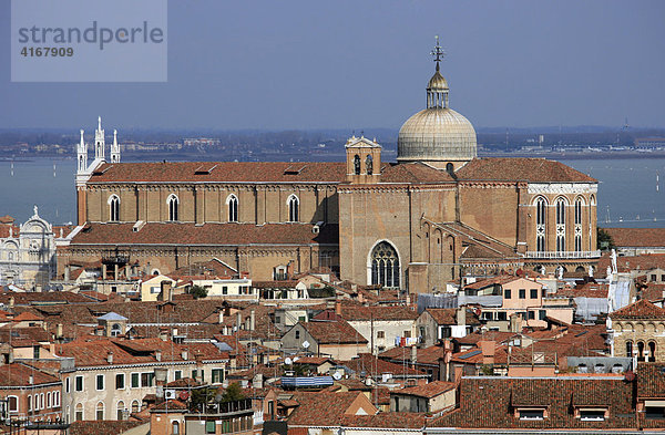 Venedig von San Giorgio Maggiore aus Venedig (Venezia)  Venezien  Italien