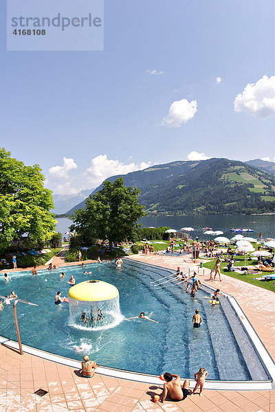 Freibad am Zeller See im Salzburger Land - Zell am See - Österreich
