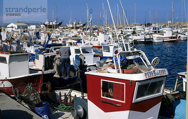 Garrucha Fischerhafen Andalusien Provinz AlmerÌa Spanien