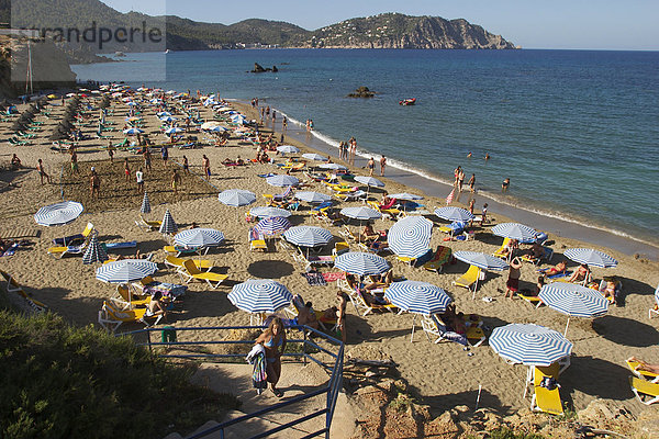 Strand Platja des Figueral im Osten von Ibiza