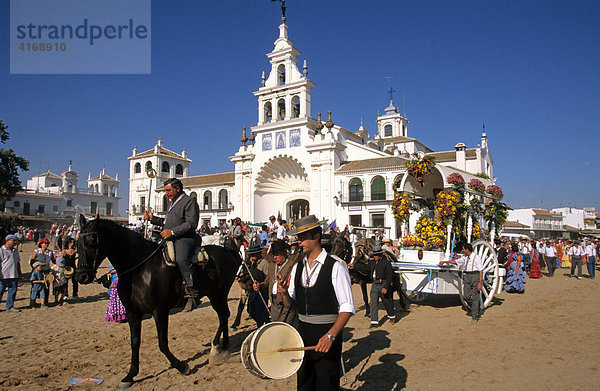 El RocÌo - RomerÌa Pfingst-Wallfahrt Fiesta - Costa de la Luz - Andalusien Provinz Huelva Spanien