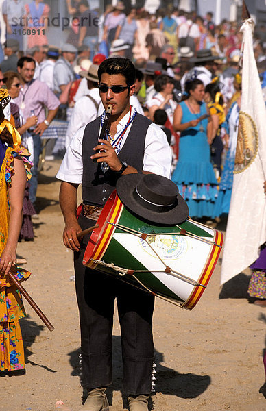 El RocÌo El Rocio - RomerÌa Pfingst-Wallfahrt Fiesta - Costa de la Luz - Andalusien Provinz Huelva Spanien