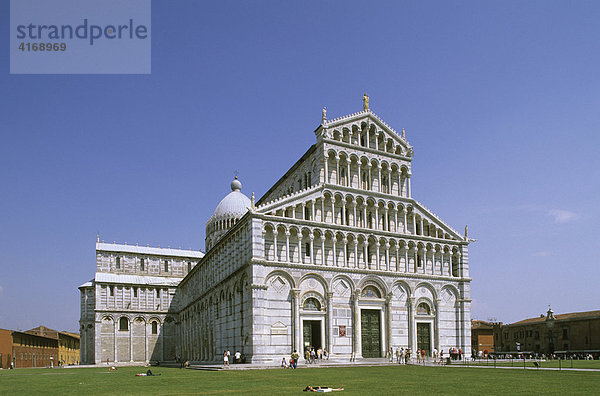 Italien Toskana Pisa Dom Santa Maria Westfassade