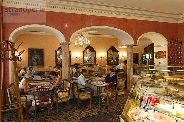 Cafe Zauner in Bad Ischl  Salzkammergut  Oberösterreich  Österreich