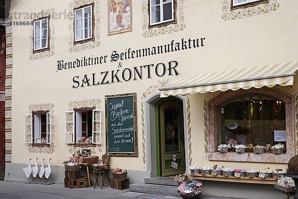 Benediktiner Seifenmanufaktur & Salzkontor in Hallstatt  Salzkammergut  Oberösterreich  Österreich