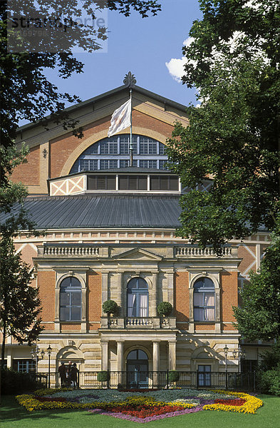 Richard-Wagner-Festspielhaus in Bayreuth  Oberfranken  Bayern  Deutschland