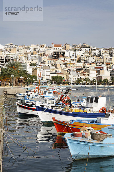 Fischerhafen in Sitia  Kreta  Griechenland