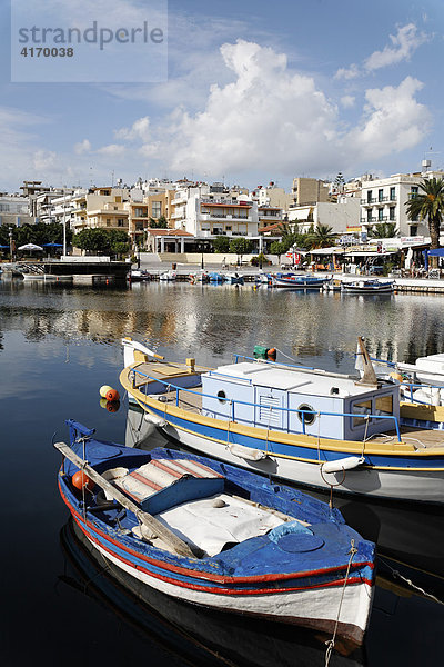 Voulismeni-See in Agios Nikolaos (Aghios Nikolaos)  Kreta  Griechenland