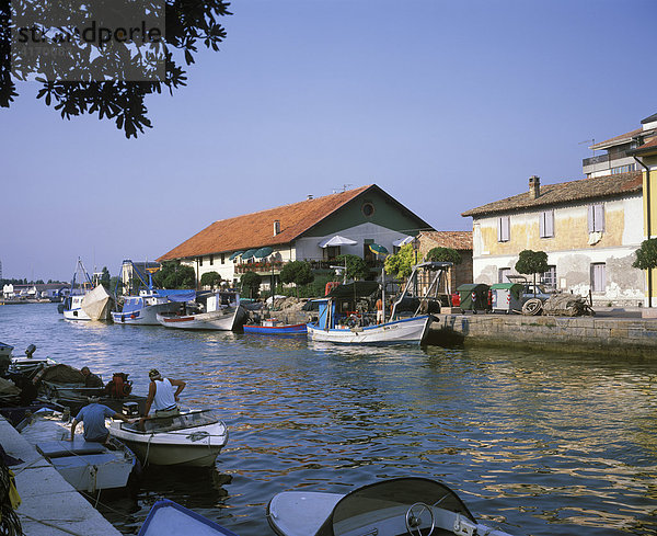 Grado  Fischerhafen  Friaul-Julisch Venetien  Italien