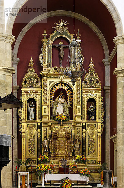 Hauptaltar  Kirche San Sebastian  Agüimes  Gran Canaria  Kanaren  Spanien