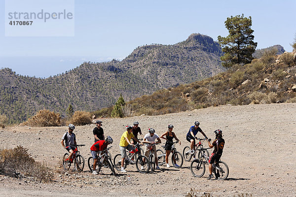 Mountainbiker  Mountainbikes  Gran Canaria  Kanaren  Spanien