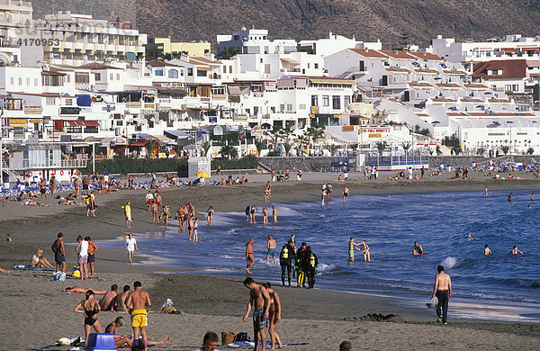 Los Cristianos  Playa de las Vistas  Teneriffa  Kanarische Inseln  Spanien