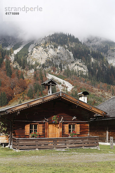 Engalm  Großer Ahornboden  Engtal  Karwendel-Gebirge  Tirol  Österreich