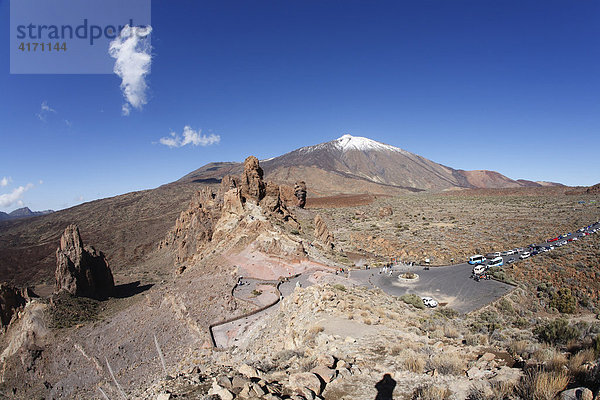 Los Roques  Teide  Nationalpark Las Canadas del Teide  Teneriffa  Kanaren  Spanien