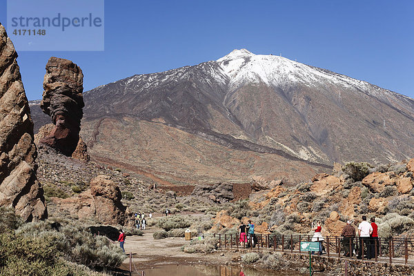 Los Roques  Teide  Nationalpark Las Canadas del Teide  Teneriffa  Kanaren  Spanien