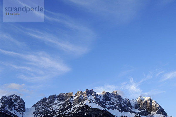 Gebirge Wilder Kaiser bei Going  Tirol  Österreich