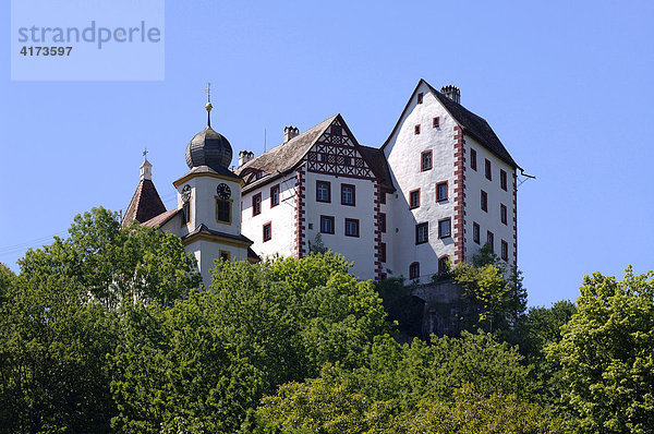 Burg Egloffstein  Egloffstein  Mittelfranken  Bayern  Deutschland  Europa