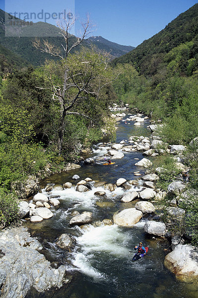 Kayaking  Montemaggiore  Korsika  Frankreich