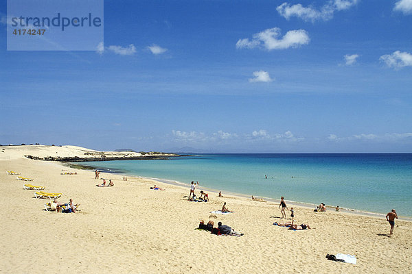 Playa de Sotavento  Jandia  Fuerteventura  Spanien