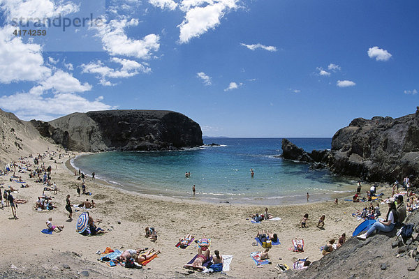 Playa Blanca  Playa del Papagayo  Lanzarote  Spanien