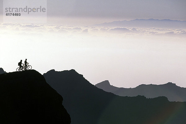 Mountainbiking  Masca-Schlucht  Teneriffa  Kanaren  Spanien