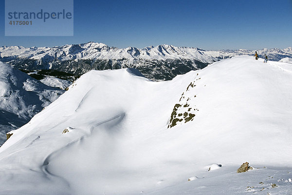 Berge bei Arosa  Graubünden  Schweiz