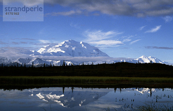 Denali  Mount McKinley  Wonder Lake  Denali Nationalpark  Alaska  USA