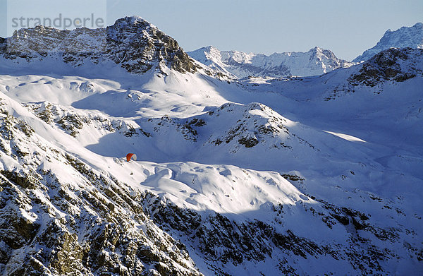 Gleitschirmflieger  Arosa  Graubünden  Schweiz