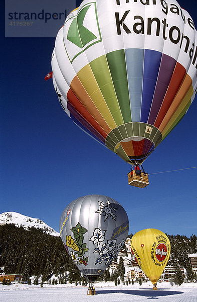 Ballon Festival  Arosa  Graubünden  Schweiz