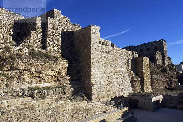 Kreuzritterburg  Shobak  Kings Highway  Jordanien  Asien