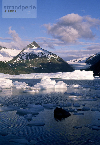 Portage Glacier  Anchorage  Alaska  USA  Nordamerika