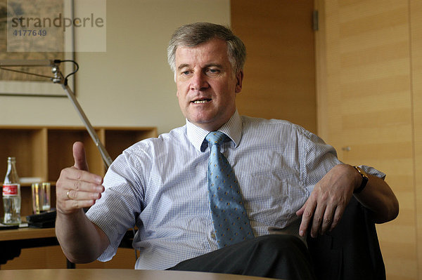 Horst Seehofer  deputy chairman of the CDU/CSU
