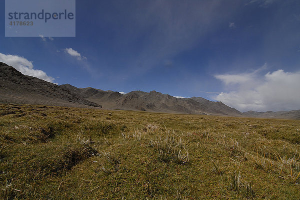 Landschaft bei Westtibet auf dem Weg nach Guge  Provinz Ngari  Tibet  China