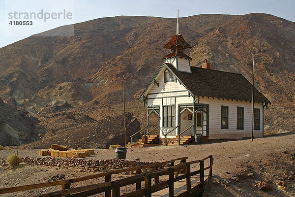 Kirche der ehemaligen Ghosttown Calico Calico Kalifornien United States of America USA