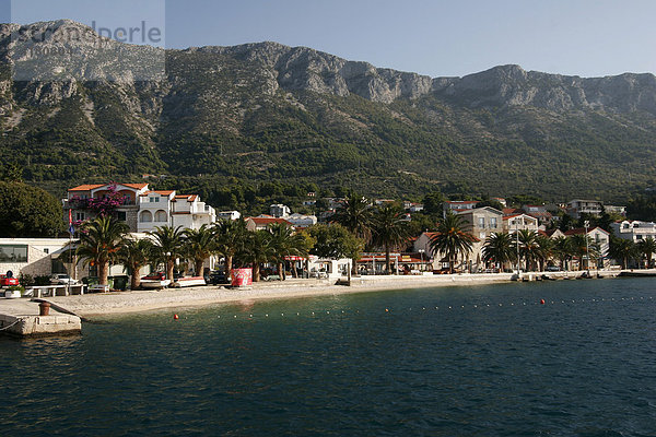 Gradac an der Makarska-Riviera  Kroatien Europa