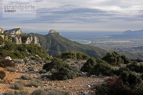 Landschaft auf Sardinien  Italien  Europa