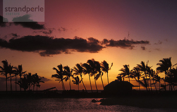 Abenddämmerung Big Island Hawaii