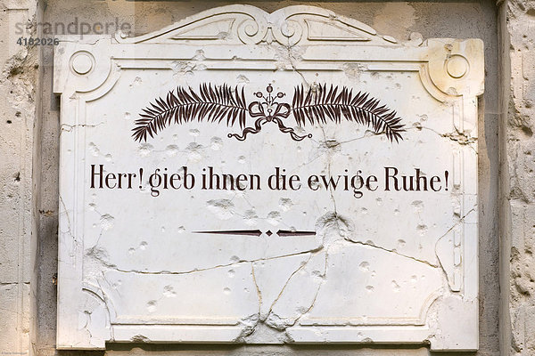 Grab von Johann Ulrich Himbsel  1787-1860  Architekt  Alter Südfriedhof München  Bayern  Deutschland