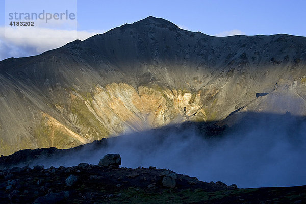 Bláhnjúkur  erloschener Vulkan  Landmannalaugar  Island